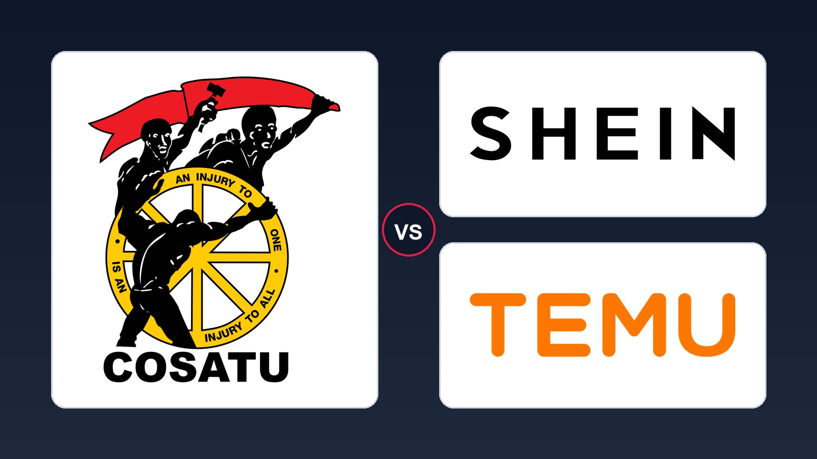 Cosatu Backs Sactwu Call For Government Ban On Shein And Temu To Protect Local Business And Factory Jobs