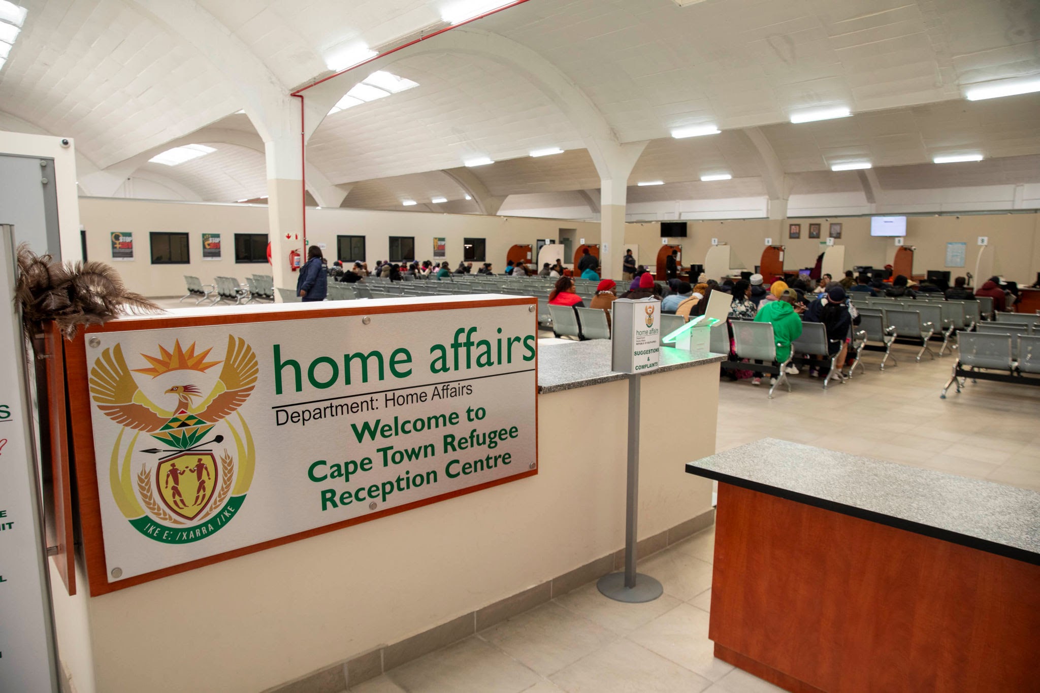 Refugee Reception Office Facility. Source: Gallo Images / Gallo Images via Getty Images