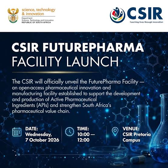 CSIR FuturePHARMA Official Launch. Source: Facebook /