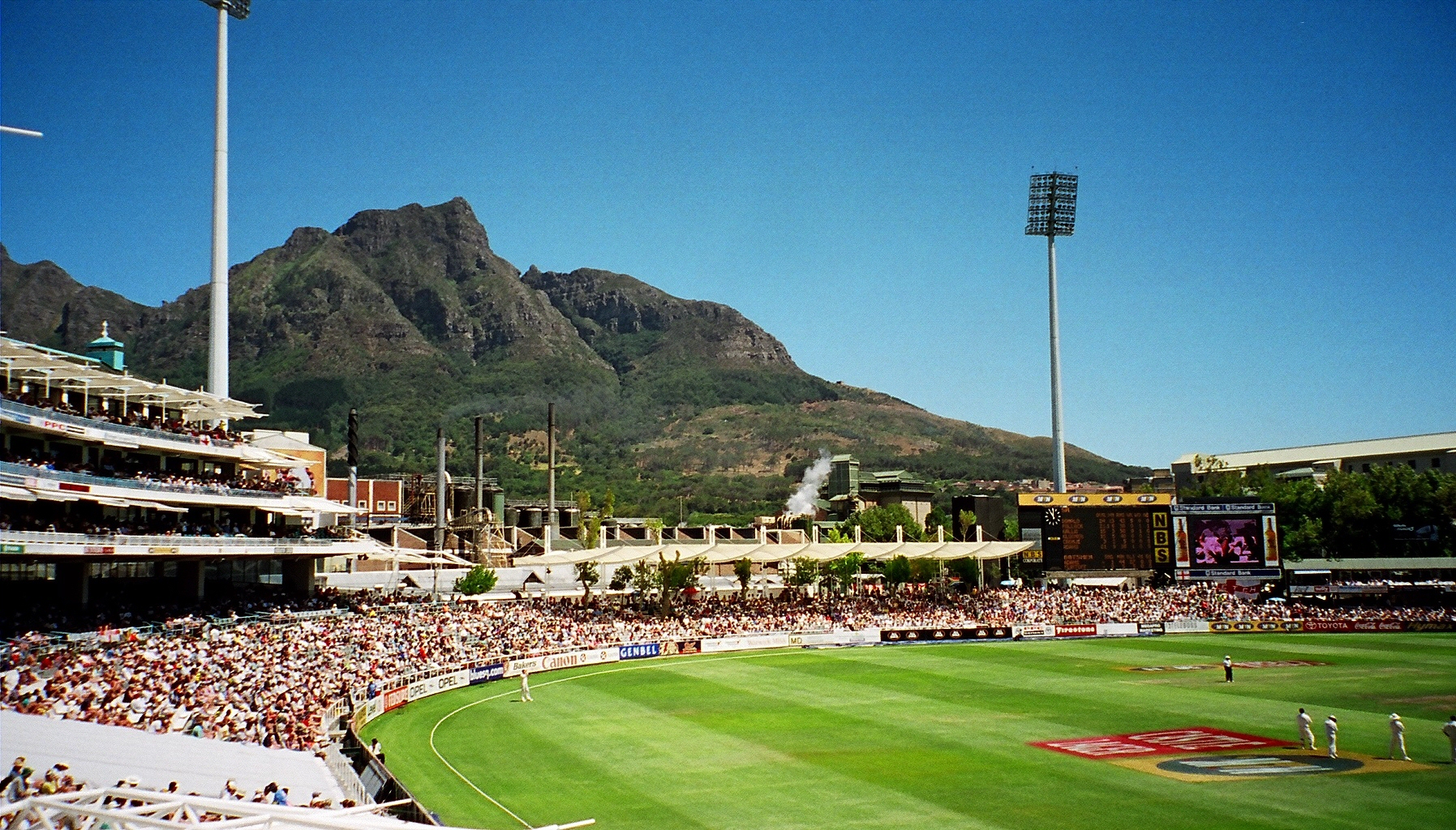 Newlands Cricket Ground in Cape Town, traditionally home to the annual New Year's Test fixture.