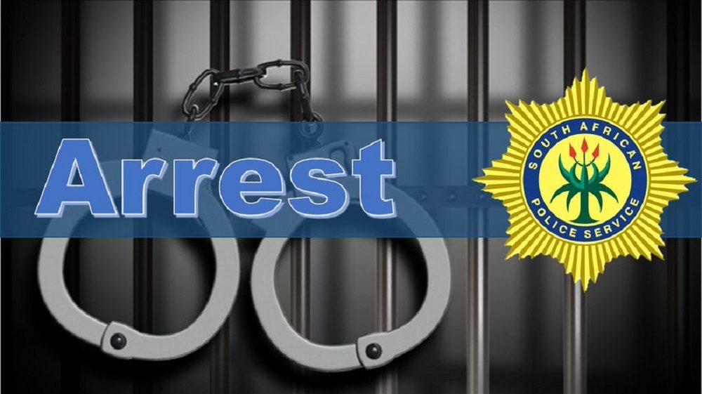 Official South African Police Service arrest notice, issued following the detention of the senior three-star general by the Commission's Recommendations Task Team.