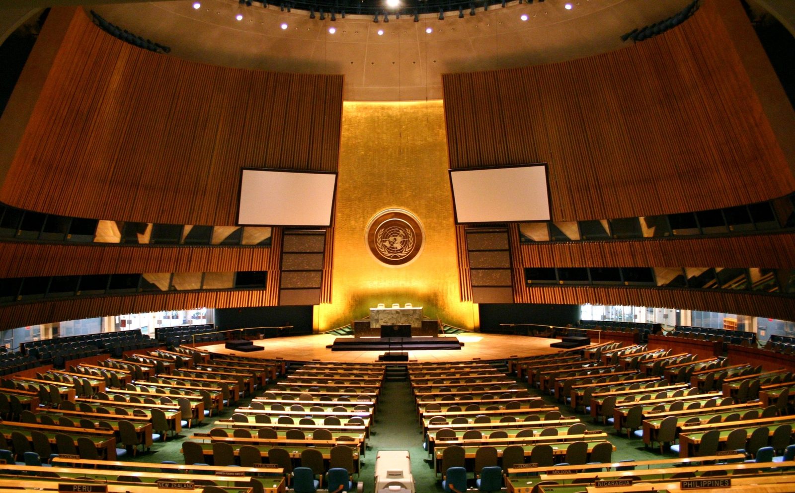 The United Nations General Assembly Hall in New York, where South African and international delegations convened for the 81st high-level session.